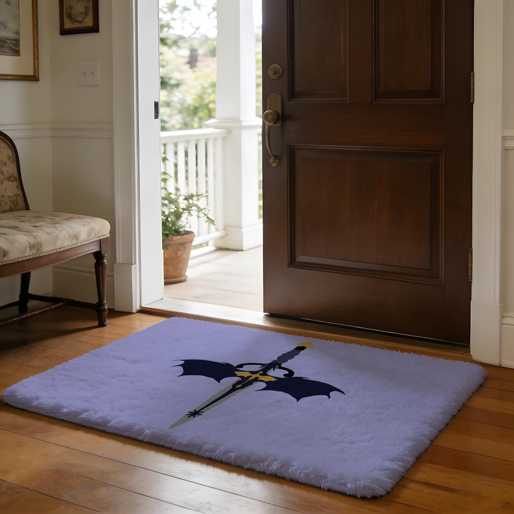 FFourth Wing Book Series Floor Mat Soft Flannel Absorbent Mat Non-Slip Rug Home Bedroom Bathroom