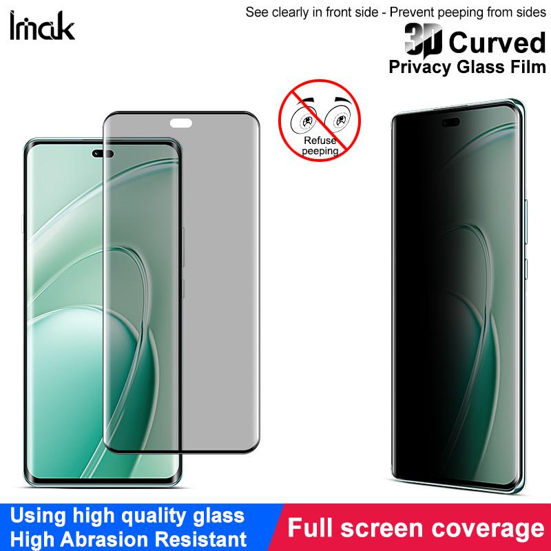 For Huawei Enjoy 70X Glass IMAK 3D Curved Privacy Tempered Glass Full Screen Coverage Film
