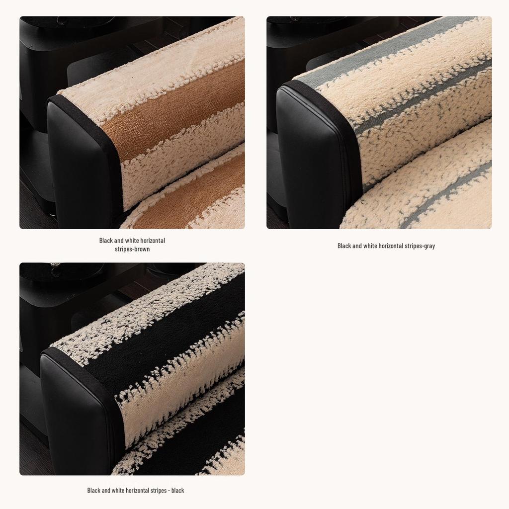 Verdickter Plüsch-Leder-Sofabezug - Rutschfest, Kratzfest für Katzen, Herbst/Winter 2025