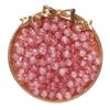 50/100pcs 8mm Glass Crackle Beads Loose Spacer Beads for Jewelry Making DIY Handmade Earrings Bracelets Necklace Accessories