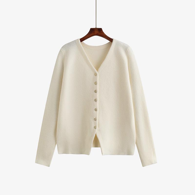 

Женский свободный свитер-кардиган с разрезом и длинным рукавом, размер плюс XXXL абрикосовый