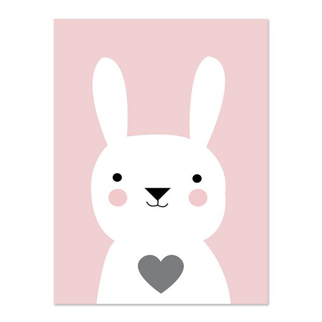 

Кролик, кролик, жираф, звезда, постеры, принты, настенное искусство для детской комнаты, картина для спальни, картина с животными, холст, картина, скандинавский ребенок, декор для комнаты для маленьких девочек 21cm×30cm NoFrame