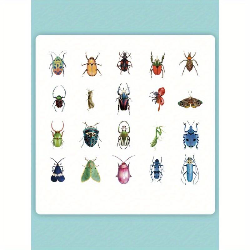 40 hárkov/Balenie Roztomilé farebné vtáky a hmyz Poznámkový blok Dekoratívne nálepky Dekoratívne nálepky na Scrapbooking Štítok Denník Školské potreby Album Telefón