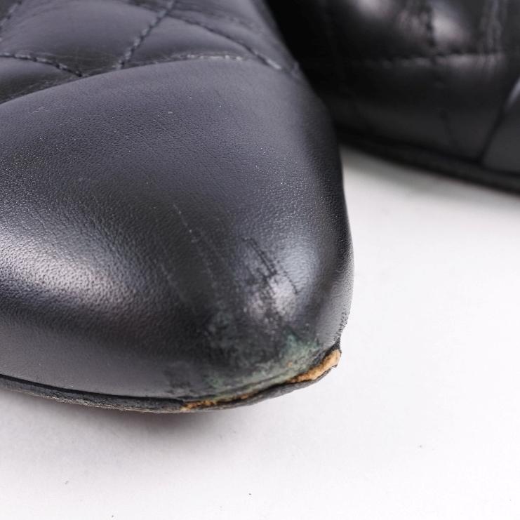 CHANEL Matelasse pumps black Calfskin Women Used