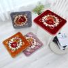 Floral Pattern Dining Chair Cushion Square Soft Office Computer Chair Seat Cushions Winter Car Seat Pad Non-slip Stool Cushions