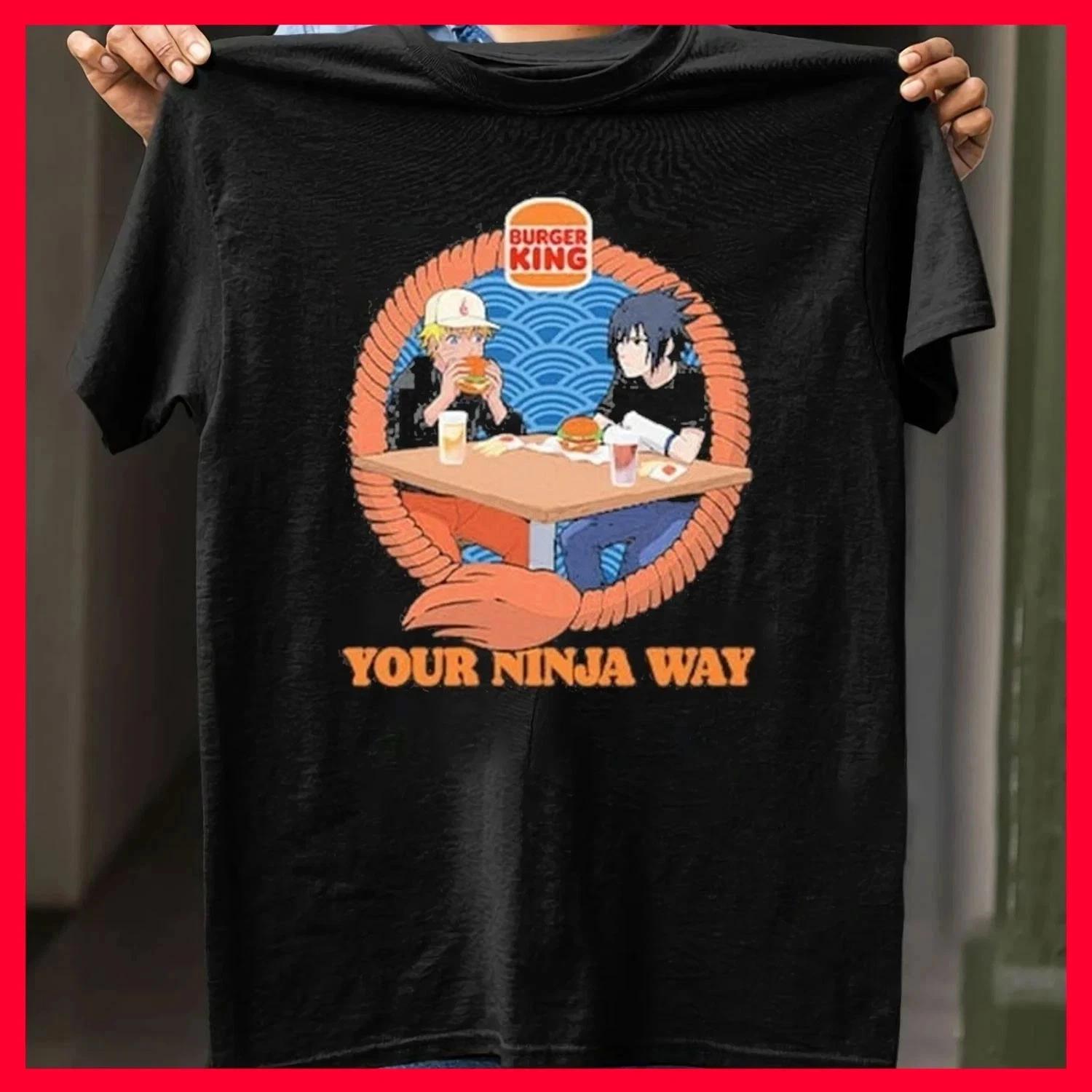 SALE - Ninja Way Burger Graphic Parody T-Shirt BESTSELLER XS