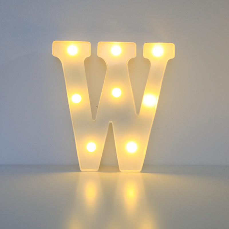 Romantic Letter & Number Lamp - Birthday Proposal Surprise Scene Decoration