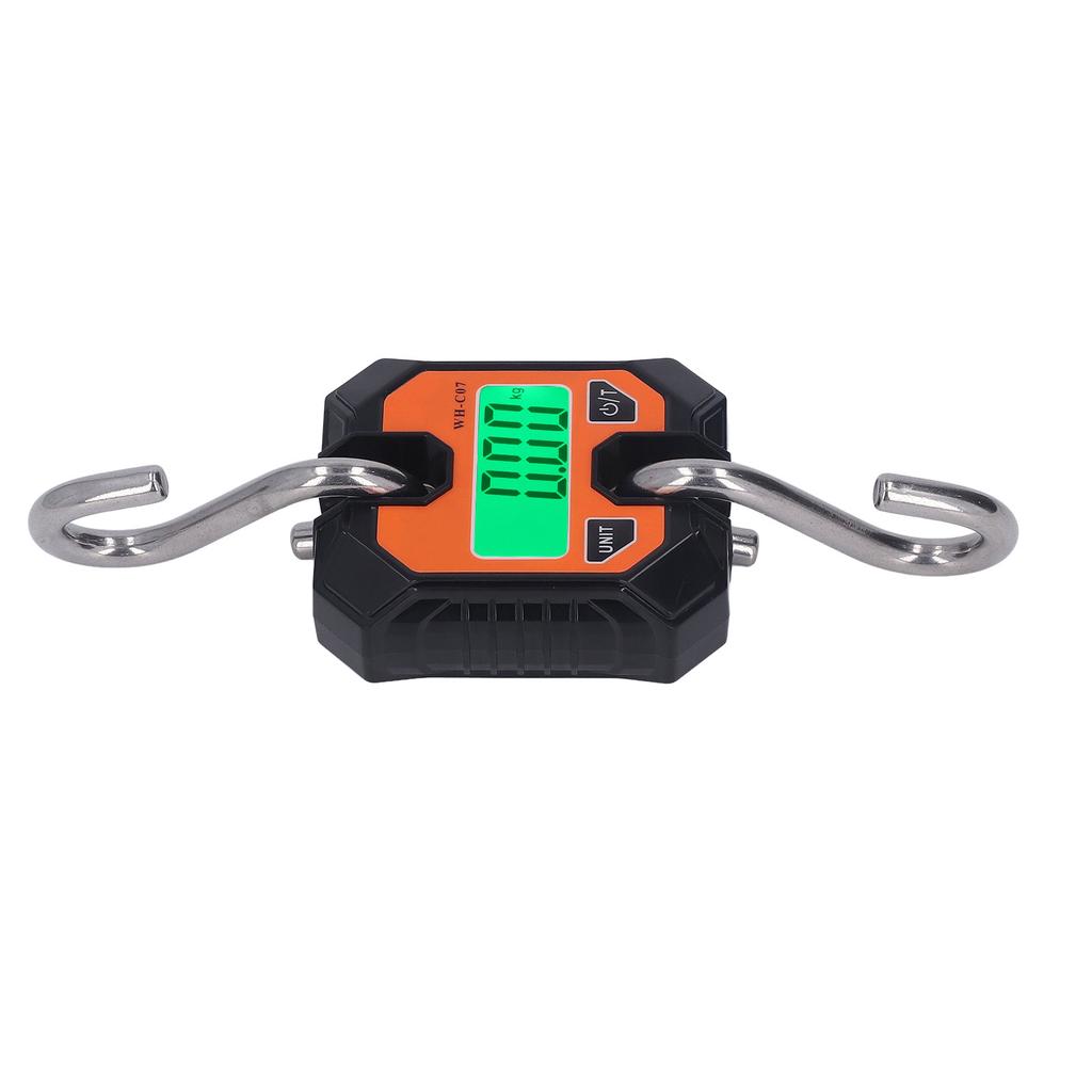 Digital Crane Scale with Hooks LCD Display Electronic Hanging Scale for Industrial Use 100kg 220lbs