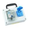 Wall Mounted Construction Power Distributor 10A 250V 2P with Switch and Waterproof Connector Suitable for Circuit Protection