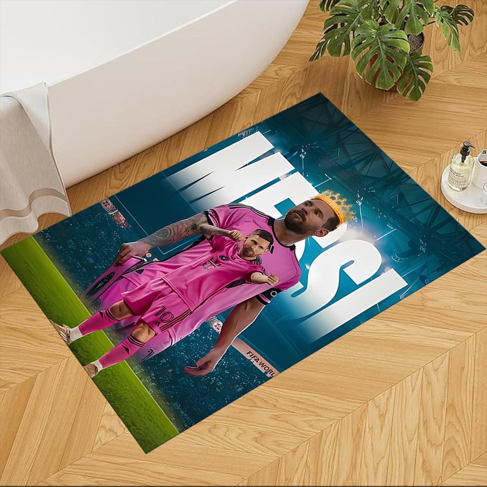 Argentina Messi Celebration Carpet Design for Living Rooms Dining Room Study Room Game Room Antislip Carpet Anime Office Decor