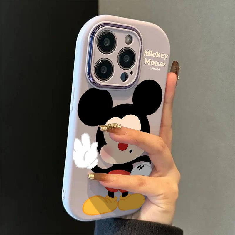 

Say hello to Mickey for Apple 17promax fine hole fat mobile phone case iPhone new model apple 17promax