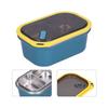 1.2L Stainless Steel Bento Box Doublelayer LeakProof Sealed Food Container Storage Box for School Picnic