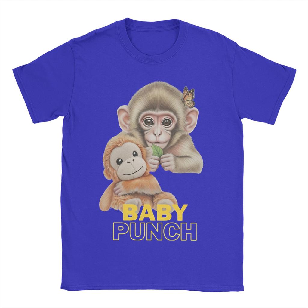 Baby Monkey Punch Cute Monkey Punch TShirt Summer Cotton TShirts For Unisexs Fashion Loose Tshirt ShortSleeved YK Funny Tops