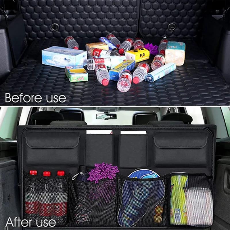 Car Backseat Organizer Multi-Pocket Storage Bag for Vehicle Rear Seat Tools & Accessories Organization Stowing Tidying bag