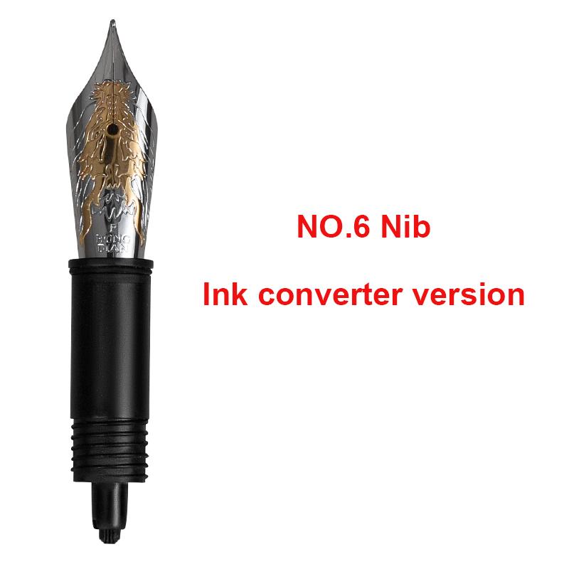 HongDian Dragon Nib EF/F Nib Piston/Ink Converter Fountain Pen Replacement Nib Spare Pen Office Practice For Hongdian N12/N7/N23 F
