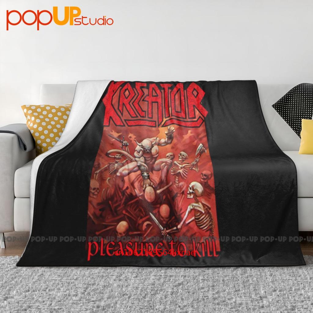 Kreator Pleasure To Kill Ultra-Soft Blanket Quilt Winter Sofa Cover Bed Covers