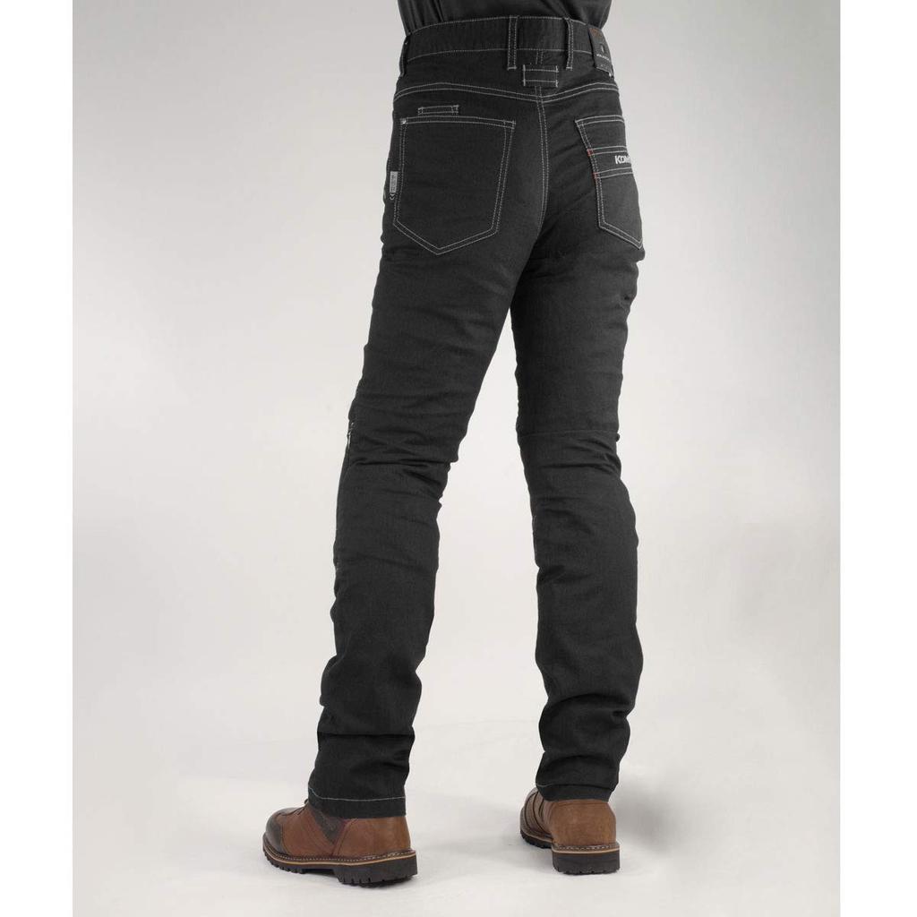 KOMINE Protect Windproof Warm Jeans for WJ-9274R Motorcycles, Black, 2XL, 07-9274, Men's