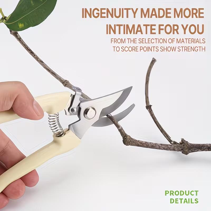 Heavy Duty Pruning Shears Garden Scissors Stainless Steel Bypass Pruner for Trees, Flowers, Bonsai and Gardening Use