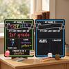 Small Chalkboard for Back to School Decoration, Blackboard Sign for and Home