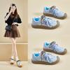 Women Vulcanized Shoes Summer Moral Education Shoes New Korean Style Female Students Sports Running Casual Breathable Mesh Shoes