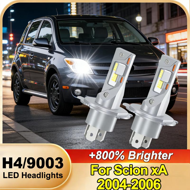 H4 Canbus Bulb Led Lamp High Power LED Car Headlight Bulb 9003/HB2 6000K White 30000LM For Scion xA 2004 2005 2006 H4/9003/HB2 Hi/Lo