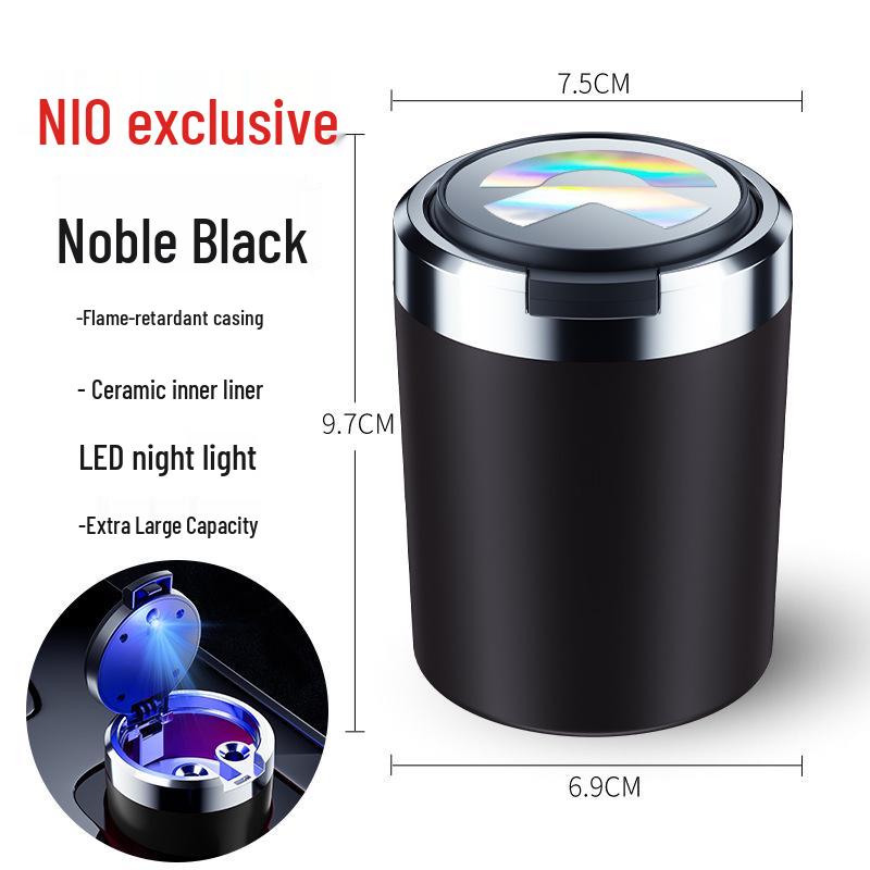 Car Ashtray with Light for Nio ES6/ES7/ES8/ET5/ET7/ET9/EC7 Models - Interior Accessory.