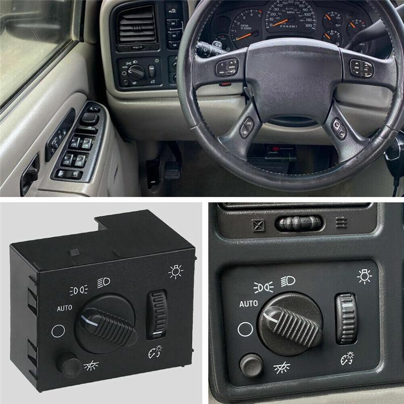 Highly Recommended Headlight Control Switch For  Silverado Cadillac Escalade 2003-2006 GMC D1595G 19381535 5194803