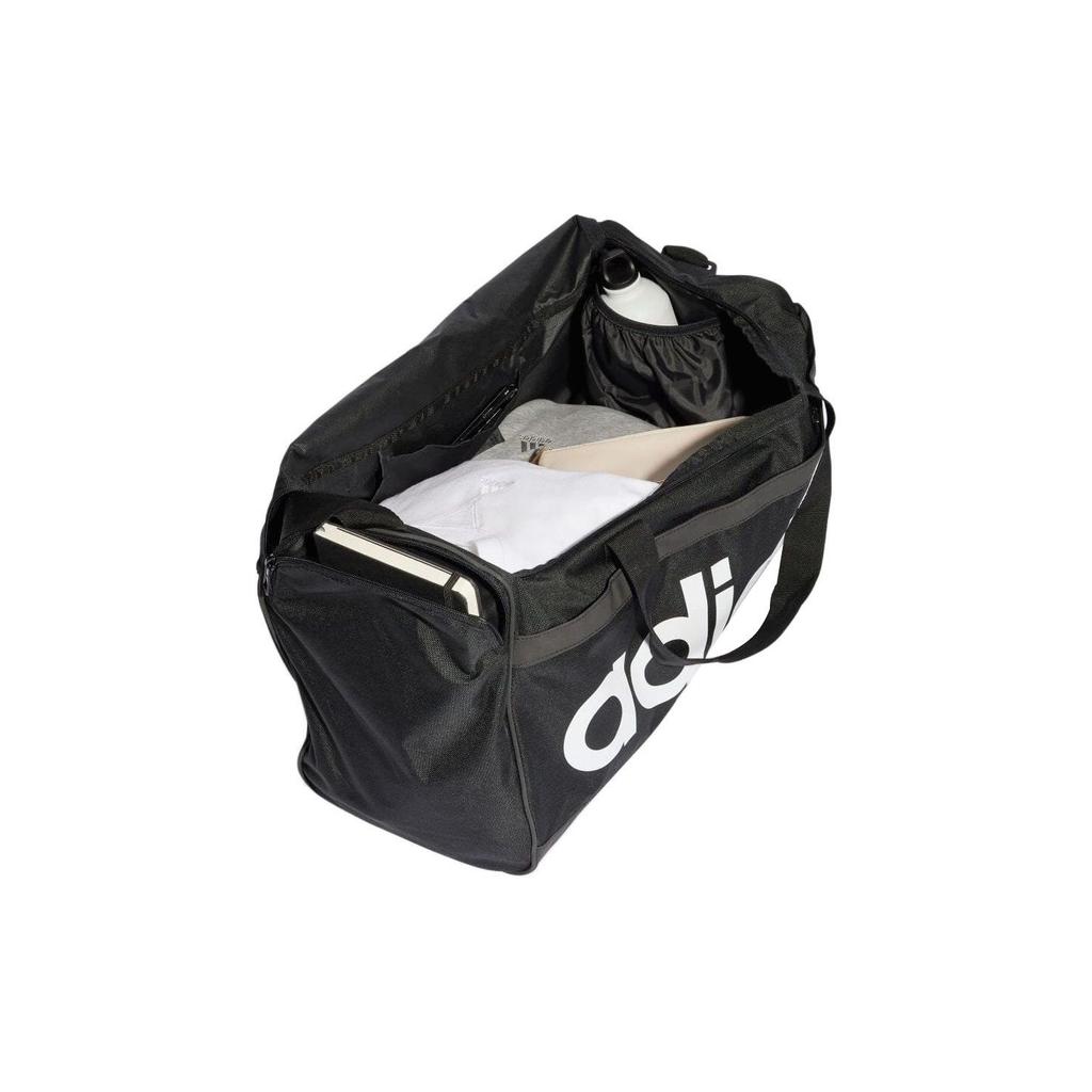 adidas Essential Linear Polyester Shoulder Crossbody Gym Bag Medium Men Bags Black HT4743