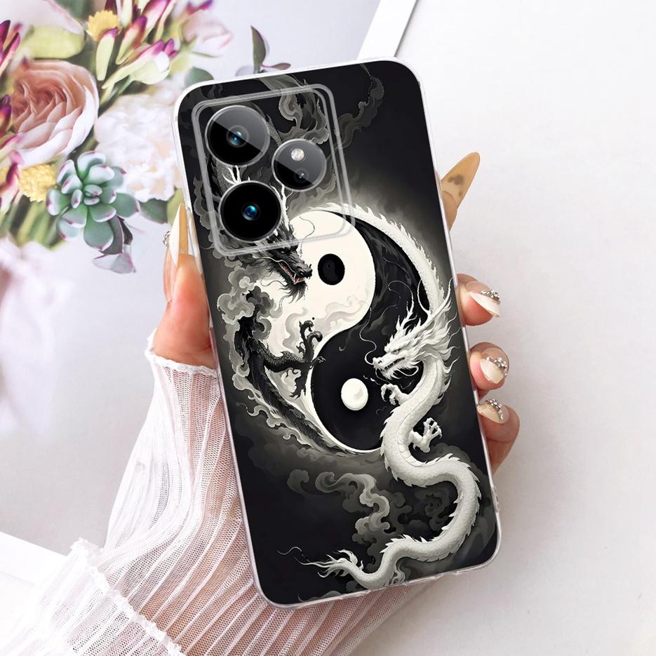 For Realme GT 7 GT7 T 5G Case RMX5061 Cute Lion Fashion Painted Cover Soft Silicone Phone Case For Realme GT 7 Pro GT7T 5G Shell