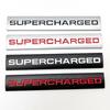 3D Metal Supercharged Logo Rear Trunk Emblem Badge Car Sticker Car Styling Accessories