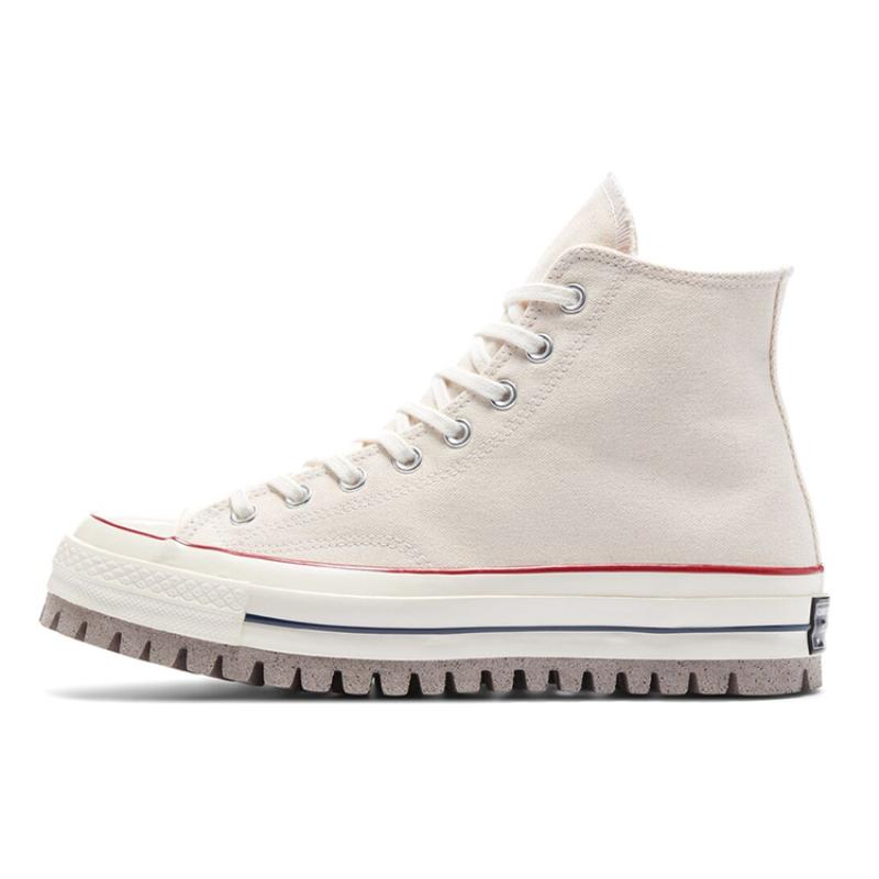 

Converse Chuck Taylor All Star 1970s High Comfortable and Versatile High Top Espadrilles Unisex Off-White 37.5