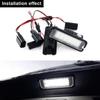 2x LED Number License Plate Lights For VW Lupo 1998-2005/Scirocco 2008 For Passat B6 3c Limousine 2005-2010 K3U7