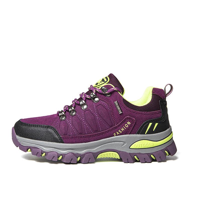 Încălțăminte de drumeție în aer liber de damă, impermeabilă, piele de vacă, Trekking, alergare, alpinism, traseu, sport atletic, munte, 100% de înaltă calitate, mers liber