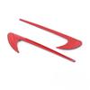 2Pcs Car Side Sticker Vent Fender Trim Emblem Blade Logo Trim For Mercedes Benz AMG V8 C200 C300 E300 E400 W213 C-Class W205 AMG