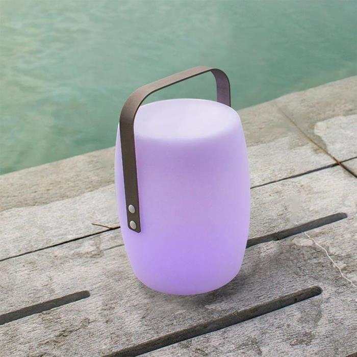 Wireless Lantern - LUMISKY - LUCY ROCK - H31 Cm - Aluminum Handle - Warm White and Dimmable White LED