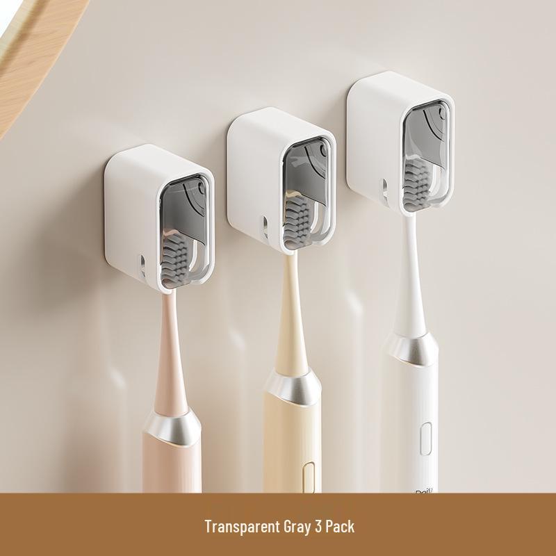 2025 Dustproof Wall-Mounted Toothbrush Holder for Electric Brushes