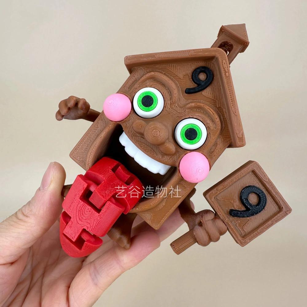 

Новый деревянный дом Человек Нет. 9 3D-печатная фигурка кукла Монстр из Дома с Длинным Языком Аниме Фигурка Кукла Игровые Аксессуары Игрушки Для Детей Подарок на День Рождения In Stock