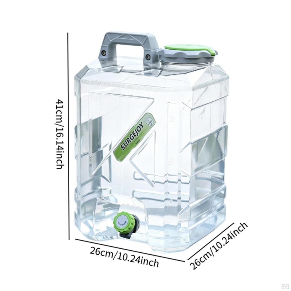 Camping Water Container , Reusable Multifunctional Bucket for Garden Or Outdoor Emergencies