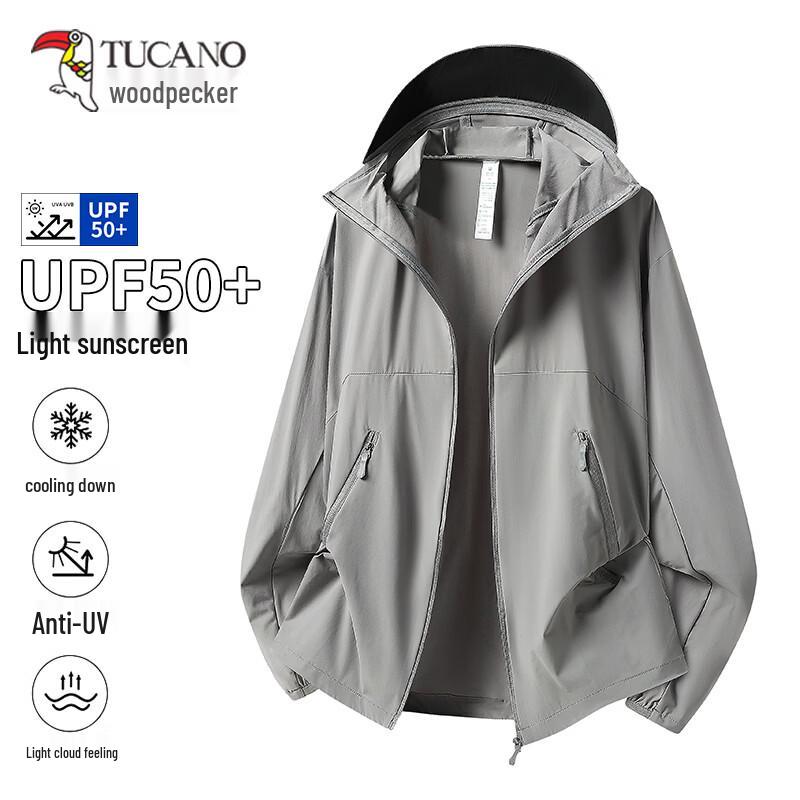 TUCANO Men s Ice Silk UV Protection Sun Hoodie 30