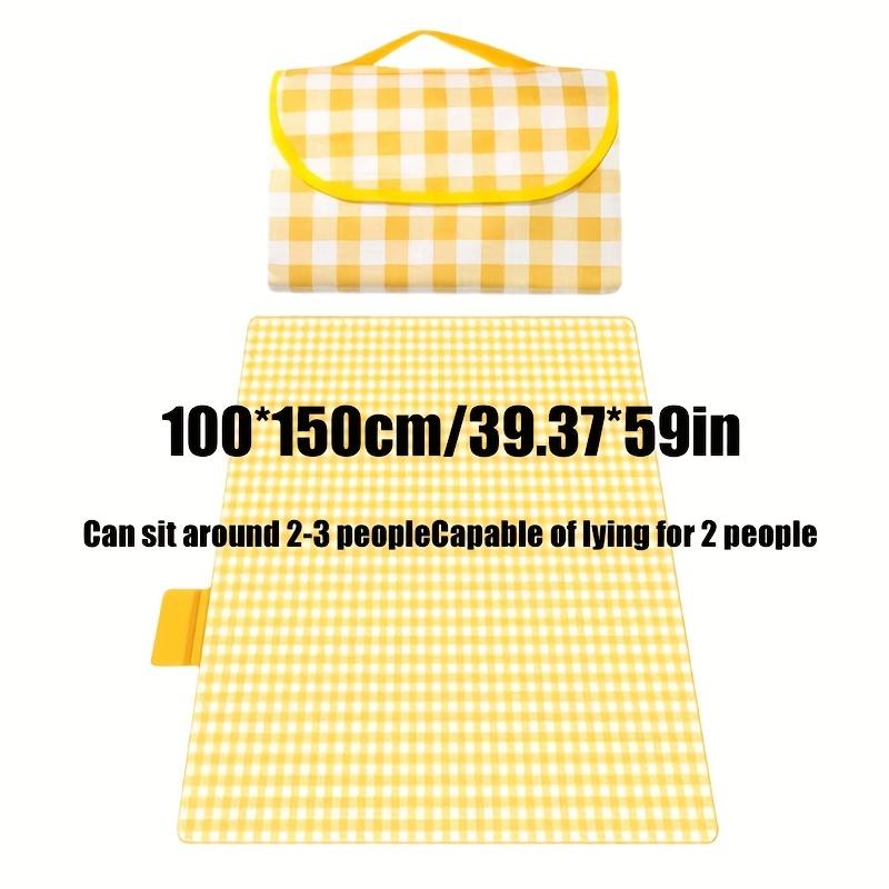 200*200cm Portable Camping Mat with Carry Bag Waterproof Thicken Picnic Mat Blanket Washable for Hiking Beach Travel Outdoor Par