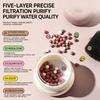 Kitchen Faucet Water Filter, Universal Anti Splash Tap Attachment with Multi Layer Filtration, Portable Home Water Purifier