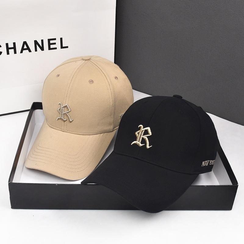 Letters R Embroidery Cap Men Women Shades Breathable Leisure Outdoor Sports