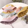 Cute Cartoon Rabbit Bear Baby Girl Bucket Hat Summer Wide Brim Kids Child Fisherman Cap Outdoor Beach Adjustable Sun Hats