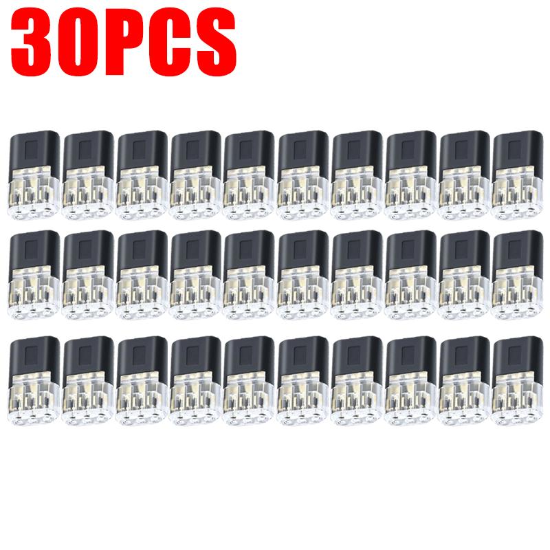 3-Pin Plug Electrical Connector 3-Wire Interchangeable Quick Wire Connector Automotive Wire Cable Ribbon Terminal Connector