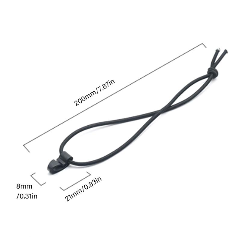Versatiles Cord Fastening Clip Regulable Length Quickly Release Mechanism for Camping Gear Arrangement