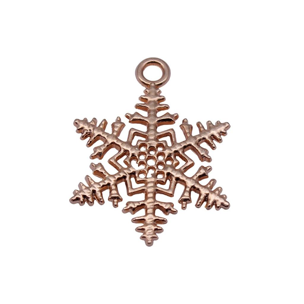 Snowmen Charms Snowflake Pendants For Winter Christmas Themed Jewelry