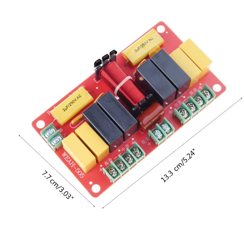 Frequency Divider Board 5 Way Speaker Frequency Divider 250W Crossover Filter for DIY KTV Home Theater Stage Speaker