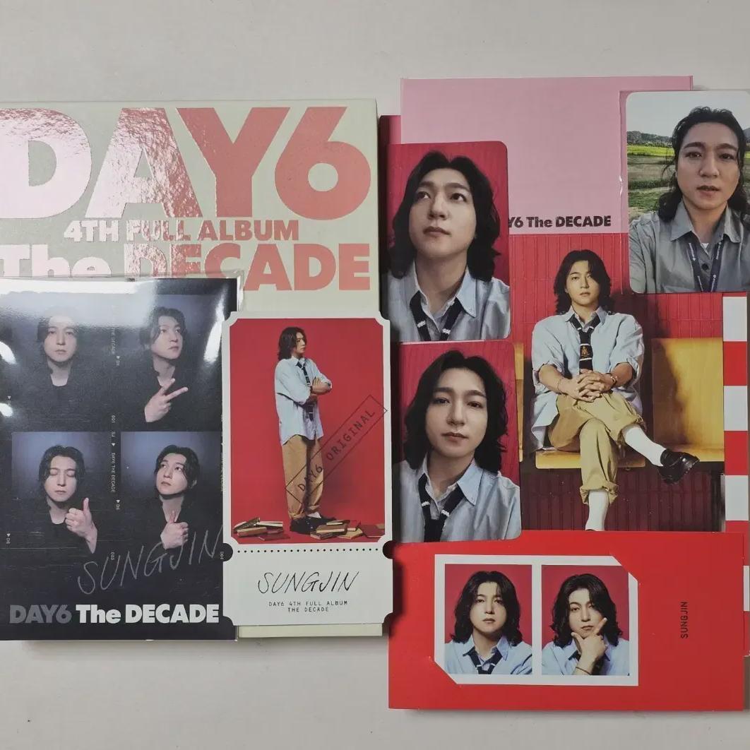 

DAY6 Версия Decade Dice Sungjin Полный набор + Невыпущенная фотокарточка из фан-шопа