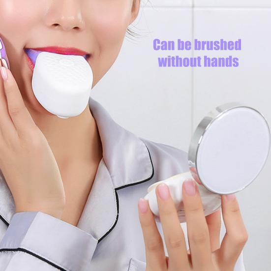 Electric Toothbrush U-Shaped Ultrasonic Silicone 360 Degrees Automatic Blue Light Toothbrush for Home Use