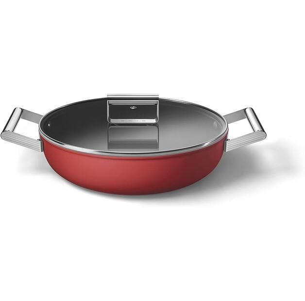 Сковорода для тушения Smeg CKFD2811RDM 28 см